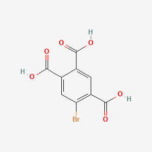 Chemical structure of 5-bromobenzene-1,2,4-tricarboxylic acid