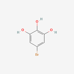 Chemical structure of 5-Bromobenzene-1,2,3-triol