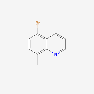Chemical structure of 5-Bromo-8-methylquinoline