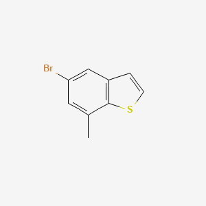 Chemical structure of 5-Bromo-7-methylbenzo[b]thiophene