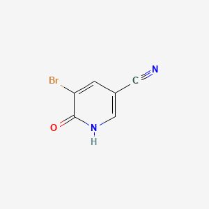 Chemical structure of 5-Bromo-6-oxo-1,6-dihydropyridine-3-carbonitrile