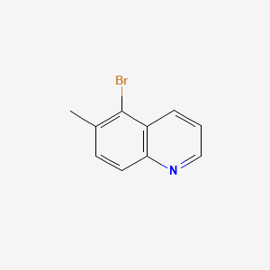 Chemical structure of 5-Bromo-6-methylquinoline
