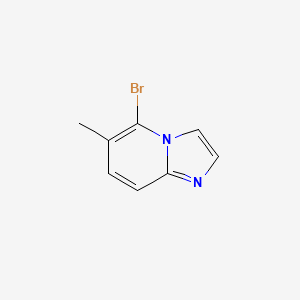 Chemical structure of 5-Bromo-6-methylimidazo[1,2-a]pyridine