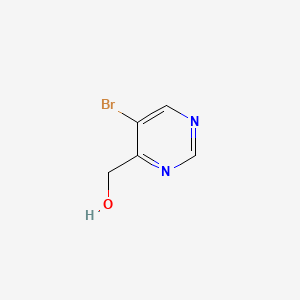 Chemical structure of 5-Bromo-4-pyrimidinemethanol