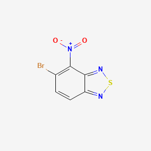 Chemical structure of 5-Bromo-4-nitrobenzo[c][1,2,5]thiadiazole