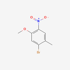 Chemical structure of 5-Bromo-4-methyl-2-nitroanisole