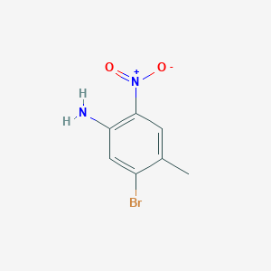 Chemical structure of 5-Bromo-4-methyl-2-nitroaniline