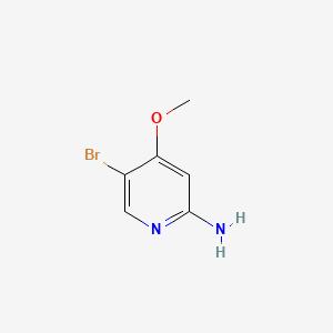 Chemical structure of 5-Bromo-4-methoxypyridin-2-amine