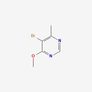 Chemical structure of 5-Bromo-4-methoxy-6-methylpyrimidine