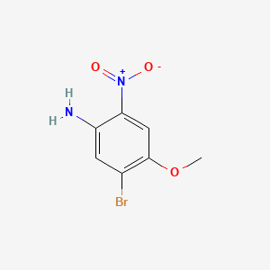 Chemical structure of 5-Bromo-4-methoxy-2-nitroaniline