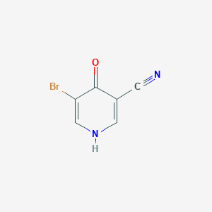 Chemical structure of 5-Bromo-4-hydroxynicotinonitrile