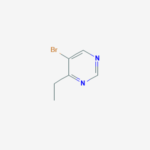 Chemical structure of 5-Bromo-4-ethylpyrimidine