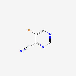 Chemical structure of 5-Bromo-4-cyanopyrimidine