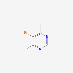 Chemical structure of 5-Bromo-4,6-dimethylpyrimidine