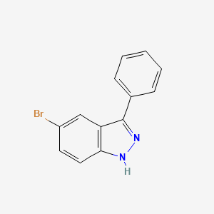 Chemical structure of 5-Bromo-3-phenyl-1H-indazole