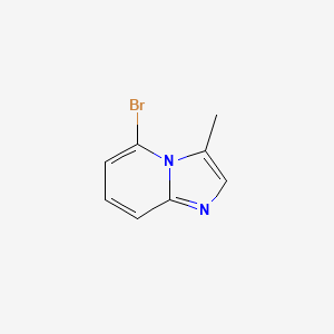 Chemical structure of 5-Bromo-3-methylimidazo[1,2-a]pyridine