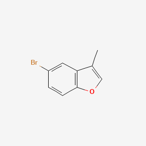 Chemical structure of 5-Bromo-3-methylbenzofuran