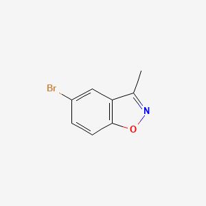 Chemical structure of 5-Bromo-3-methyl-1,2-benzoxazole