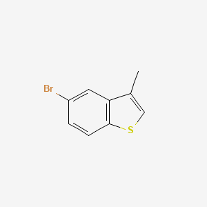 Chemical structure of 5-Bromo-3-methylbenzo[b]thiophene