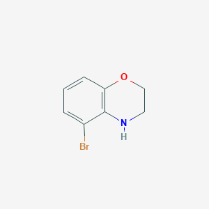 Chemical structure of 5-Bromo-3,4-dihydro-2H-benzo[b][1,4]oxazine