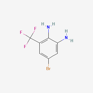 Chemical structure of 5-Bromo-2,3-diaminobenzotrifluoride