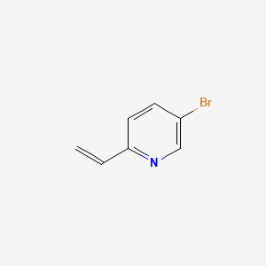 Chemical structure of 5-Bromo-2-vinylpyridine