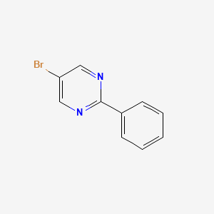 Chemical structure of 5-Bromo-2-phenylpyrimidine