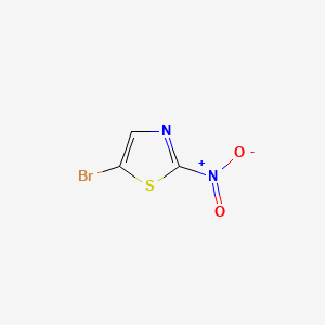 Chemical structure of 5-Bromo-2-nitrothiazole