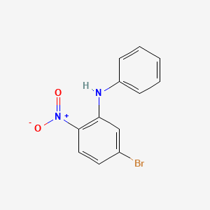 Chemical structure of 5-Bromo-2-nitro-N-phenylaniline