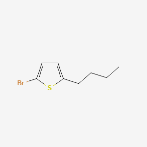 Chemical structure of 2-bromo-5-butylThiophene