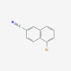 Chemical structure of 5-Bromo-2-naphthonitrile
