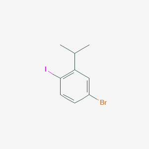Chemical structure of 5-Bromo-2-iodoisopropylbenzene