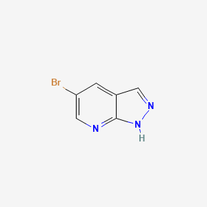Chemical structure of 5-Bromopyrazolo[3,4-b]pyridine