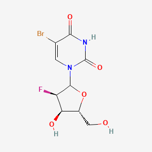 Chemical structure of 5-Bromo-2'-fluoro-2'-deoxyuridine