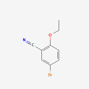 Chemical structure of 5-Bromo-2-ethoxybenzonitrile