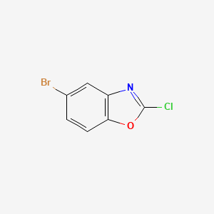 Chemical structure of 5-BROMO-2-CHLORO-BENZOXAZOLE