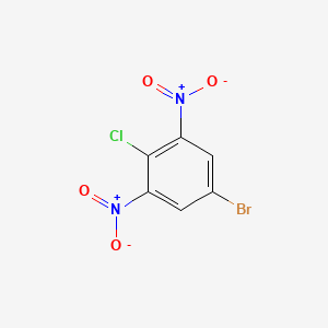 Chemical structure of 5-Bromo-2-chloro-1,3-dinitrobenzene