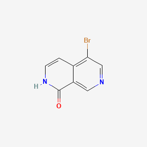 Chemical structure of 5-BROMO-2,7-NAPHTHYRIDIN-1(2H)-ONE