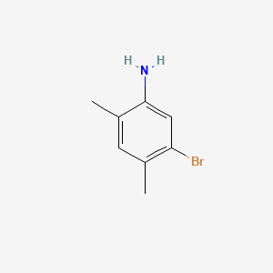 Chemical structure of 5-Bromo-2,4-dimethylaniline