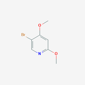 Chemical structure of 5-Bromo-2,4-dimethoxypyridine