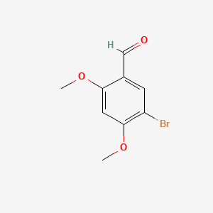 Chemical structure of 5-Bromo-2,4-dimethoxybenzaldehyde