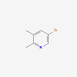 Chemical structure of 5-Bromo-2,3-dimethylpyridine