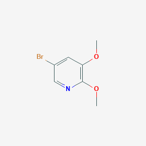 Chemical structure of 5-Bromo-2,3-dimethoxypyridine