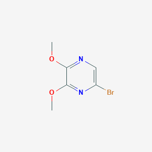 Chemical structure of 5-Bromo-2,3-dimethoxypyrazine