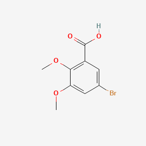 Chemical structure of 5-Bromo-2,3-dimethoxybenzoic acid
