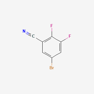 Chemical structure of 5-Bromo-2,3-difluorobenzonitrile