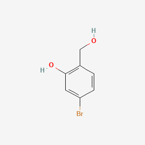 Chemical structure of 5-Bromo-2-(hydroxymethyl)phenol