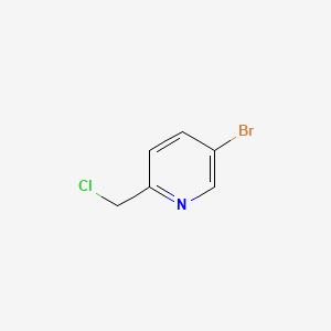 Chemical structure of 5-Bromo-2-(chloromethyl)pyridine