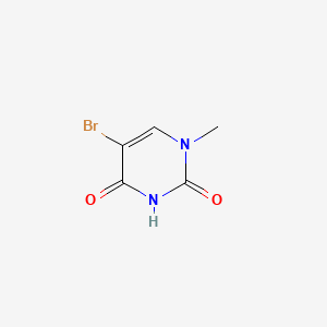 Chemical structure of 1-Methyl-5-bromouracil