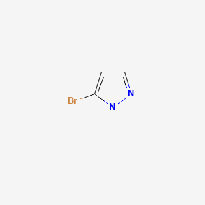 Chemical structure of 5-Bromo-1-methyl-1H-pyrazole